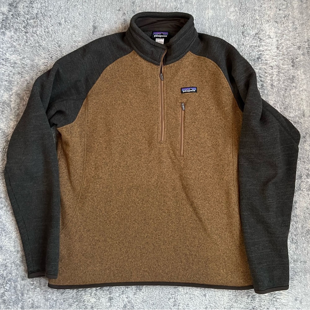 Patagonia Mens XL Better Sweater 1/4 Zip Pullover